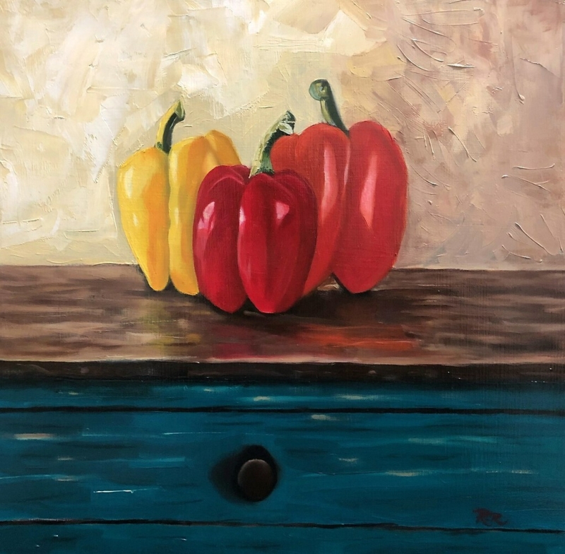 Peppers by artist Ricardo Robles